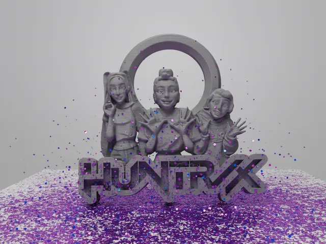 huntrix kpop demon hunters hi fans keychain ring version