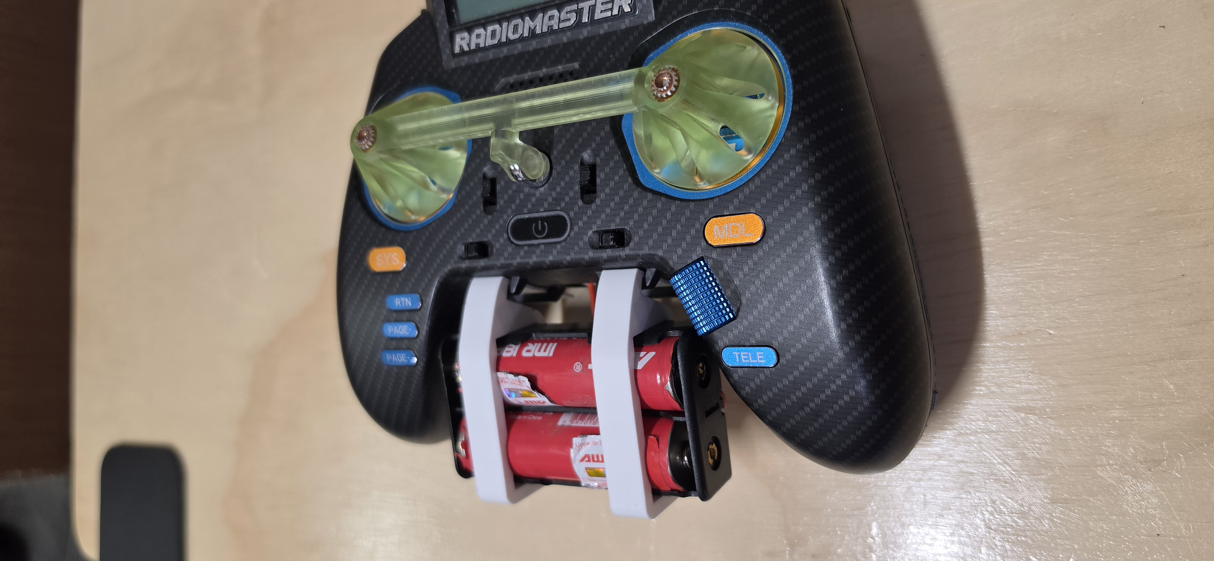 Batter Storage Rack Radiomaster Zorro 18650 Battery Holder — STL Grátis | 3DFinder