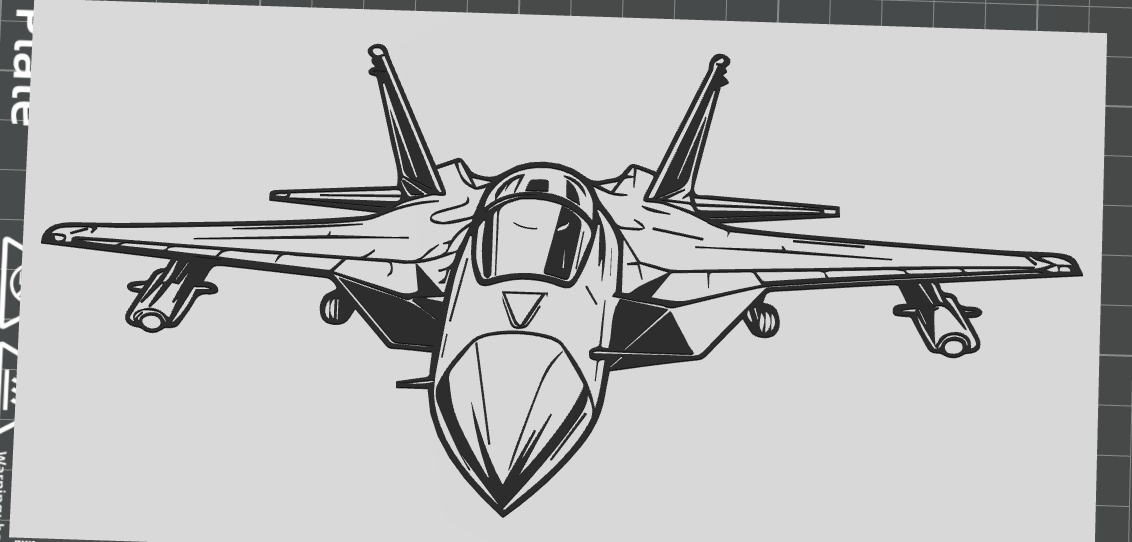 Generic Jet 3 wall art