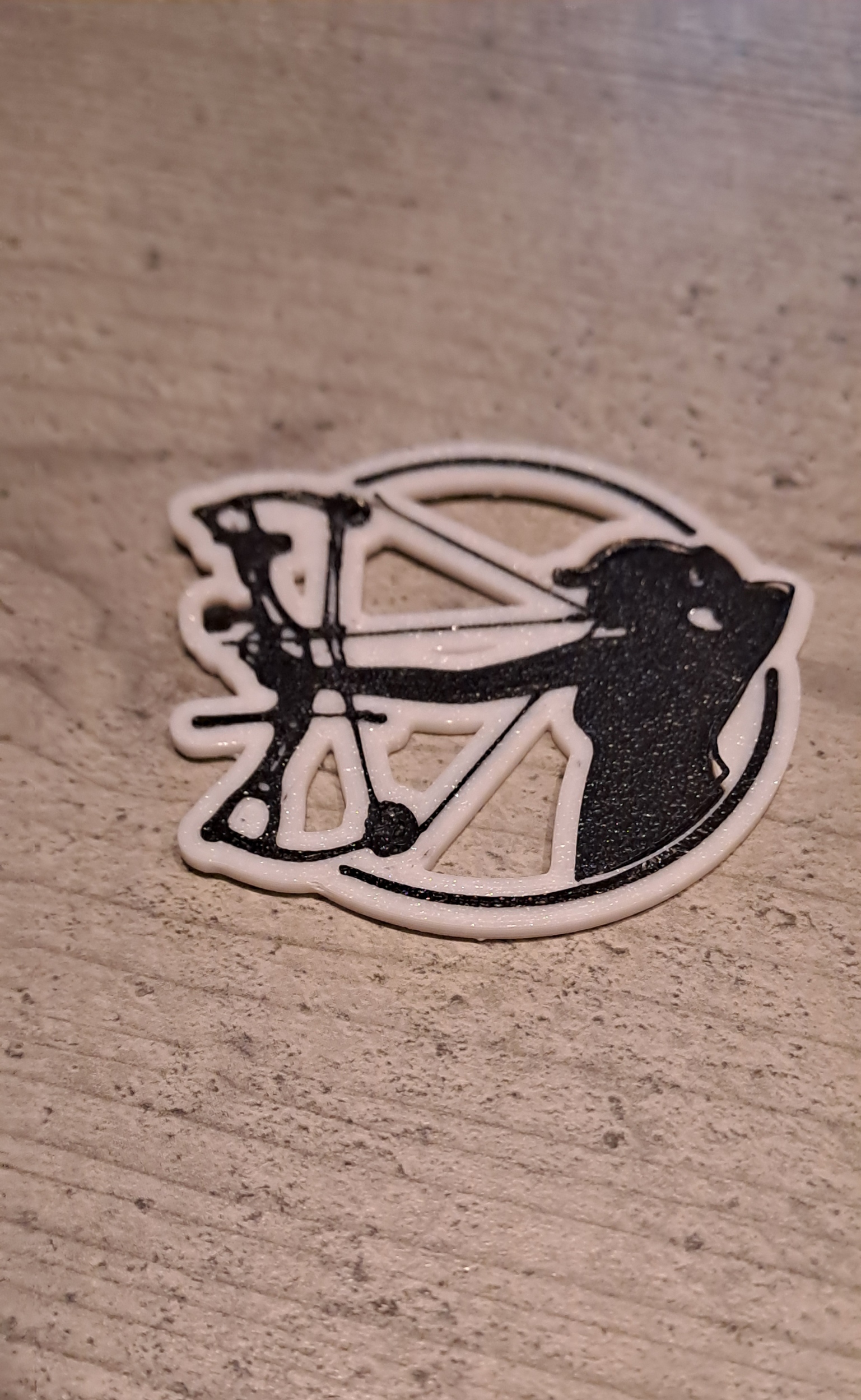 Archer girl keychain