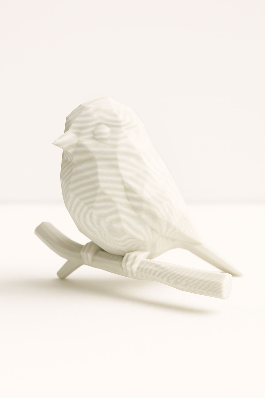 Low-Poly Bird – Easy-to-Print Polygonal Bird Model