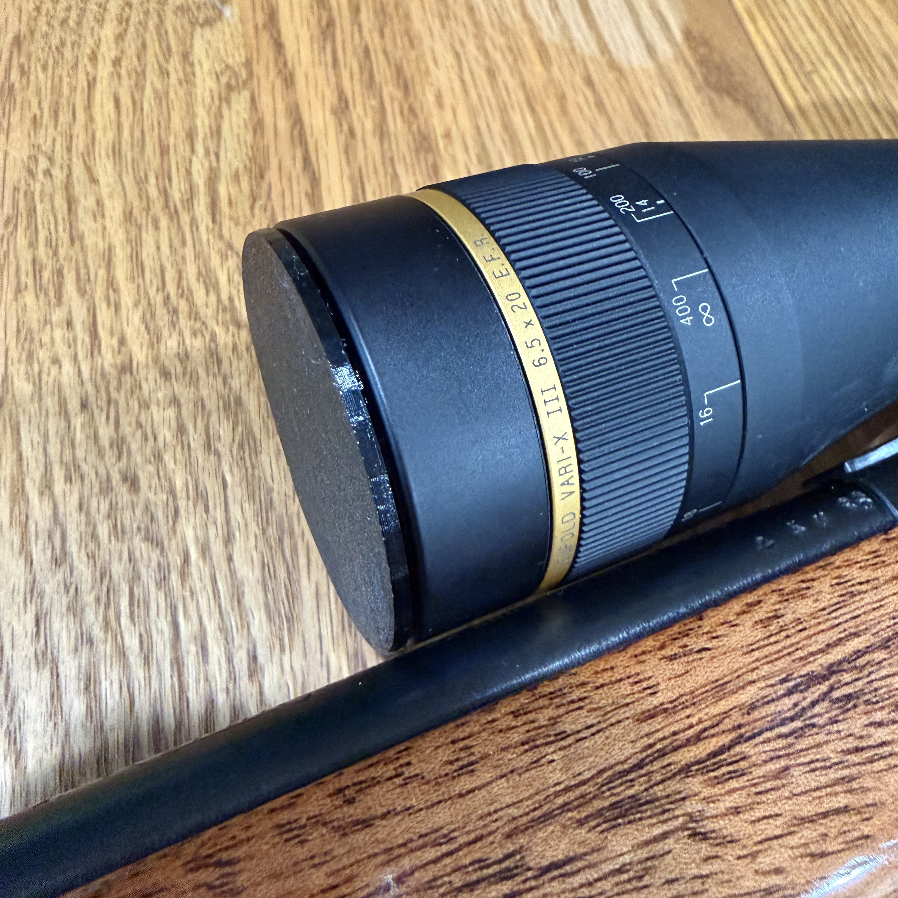 Dust Caps for use with a Leupold Vari-X III 6.5x20 E.F.R. Scope