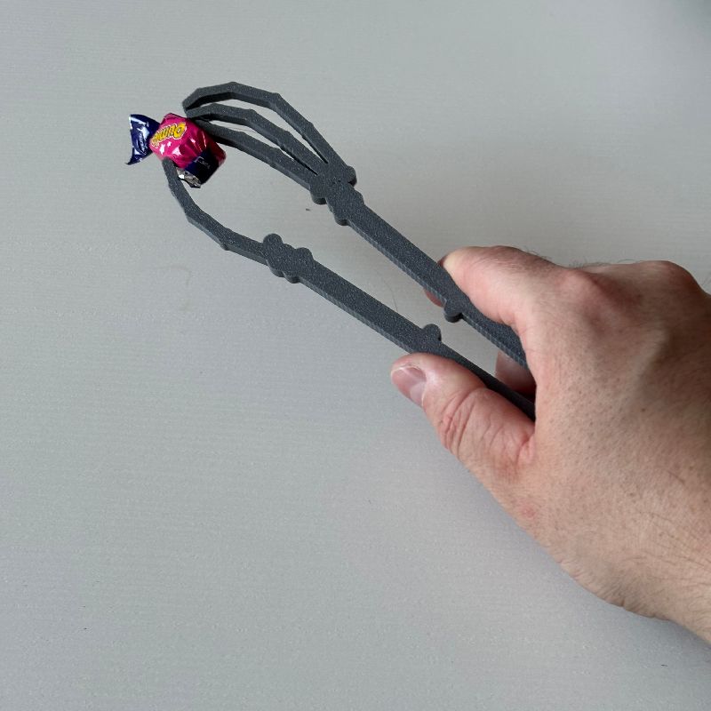 Skeleton Hand Candy Grabber Tongs by Marlboro | Download free STL model ...