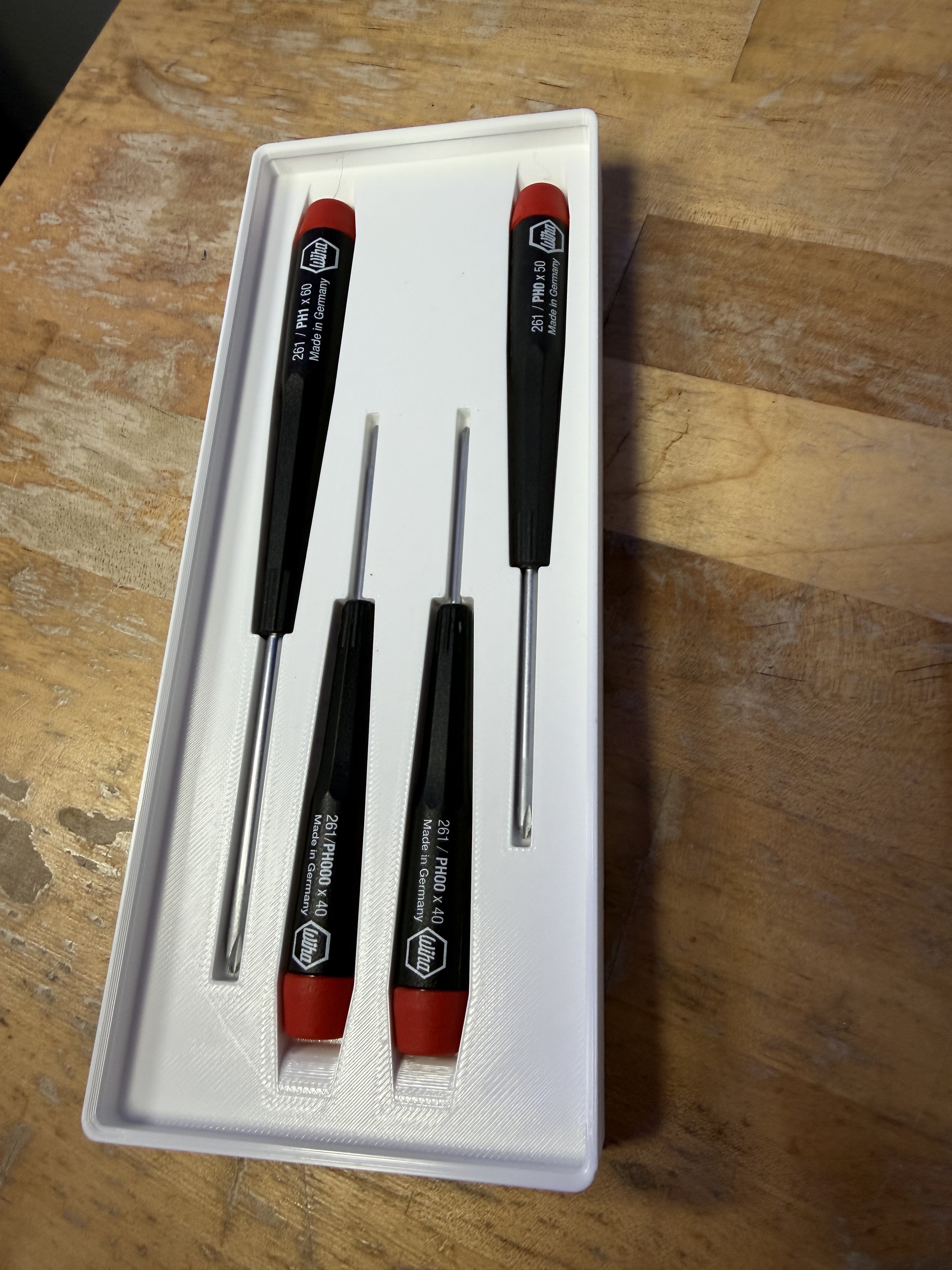 Wiha 261 Gridfinity bin - Precision Phillips Screwdrivers