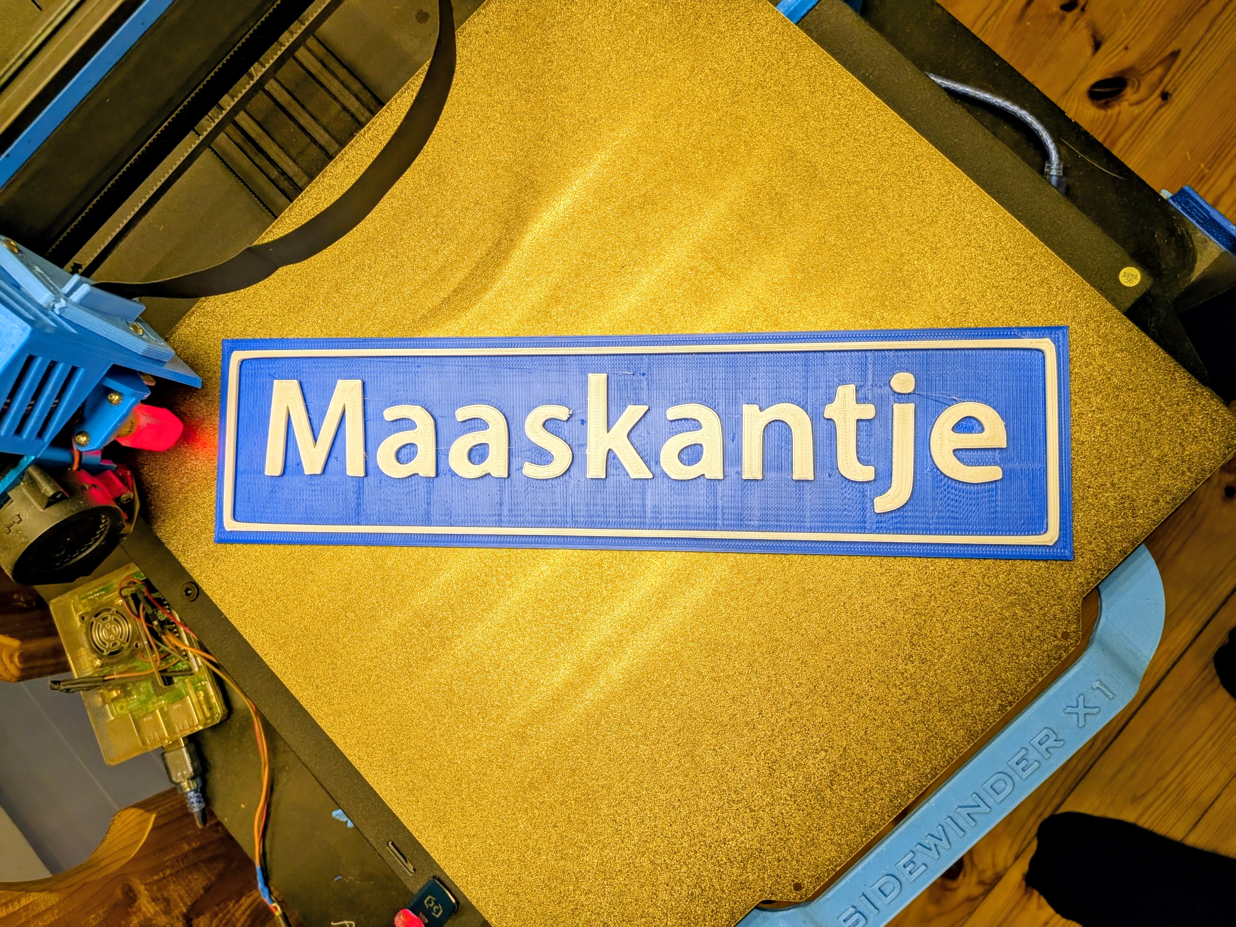 Maaskantje sign - wall decor