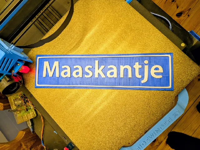 Maaskantje sign - wall decor