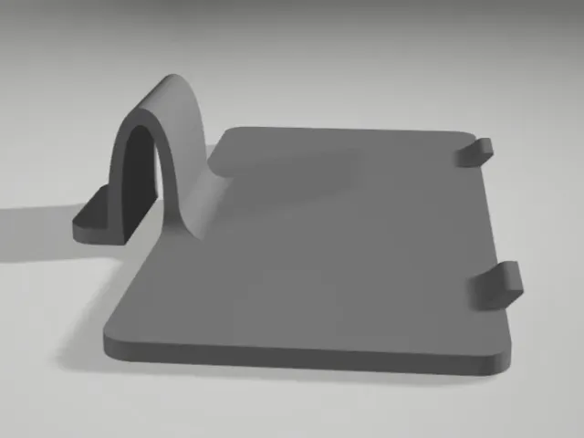 Scale battery compartment lid