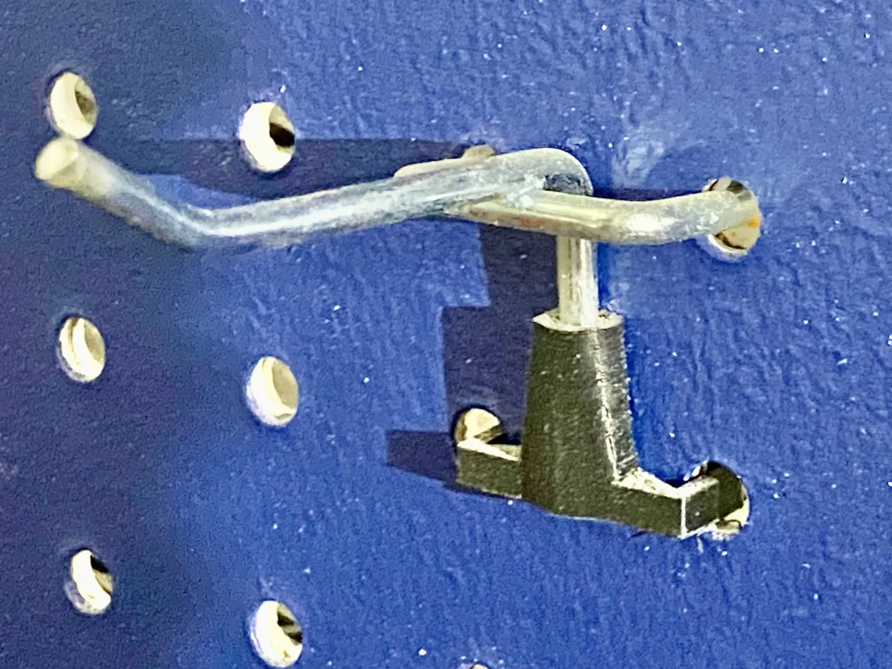 Pegboard Long Hook Clip-Down Adapter by ZAdventurer