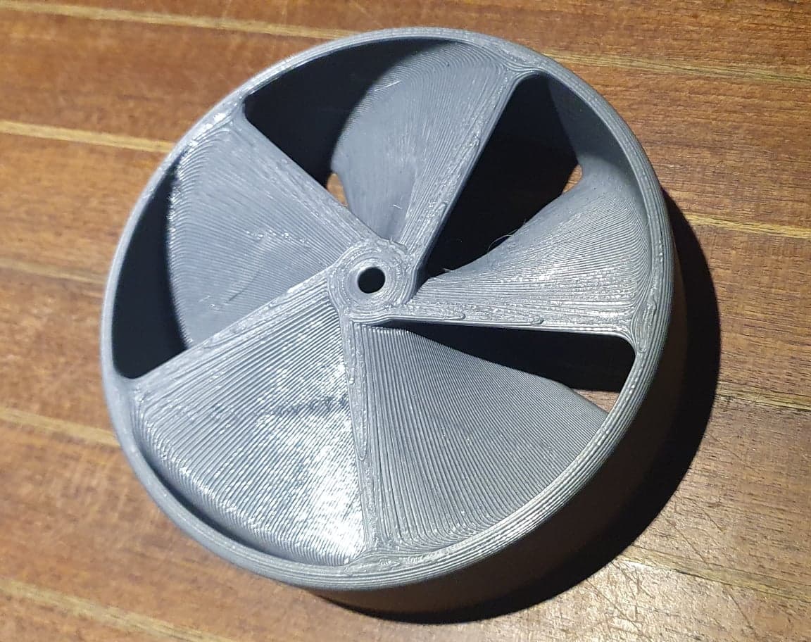 Ducted propeller for power drill