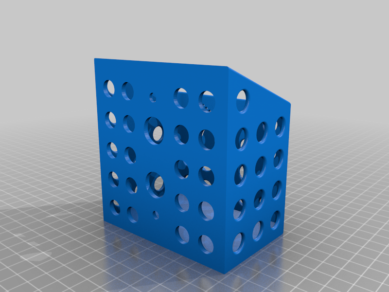 Wall Mount Pencil Holder by DJ_Foot Download free STL model