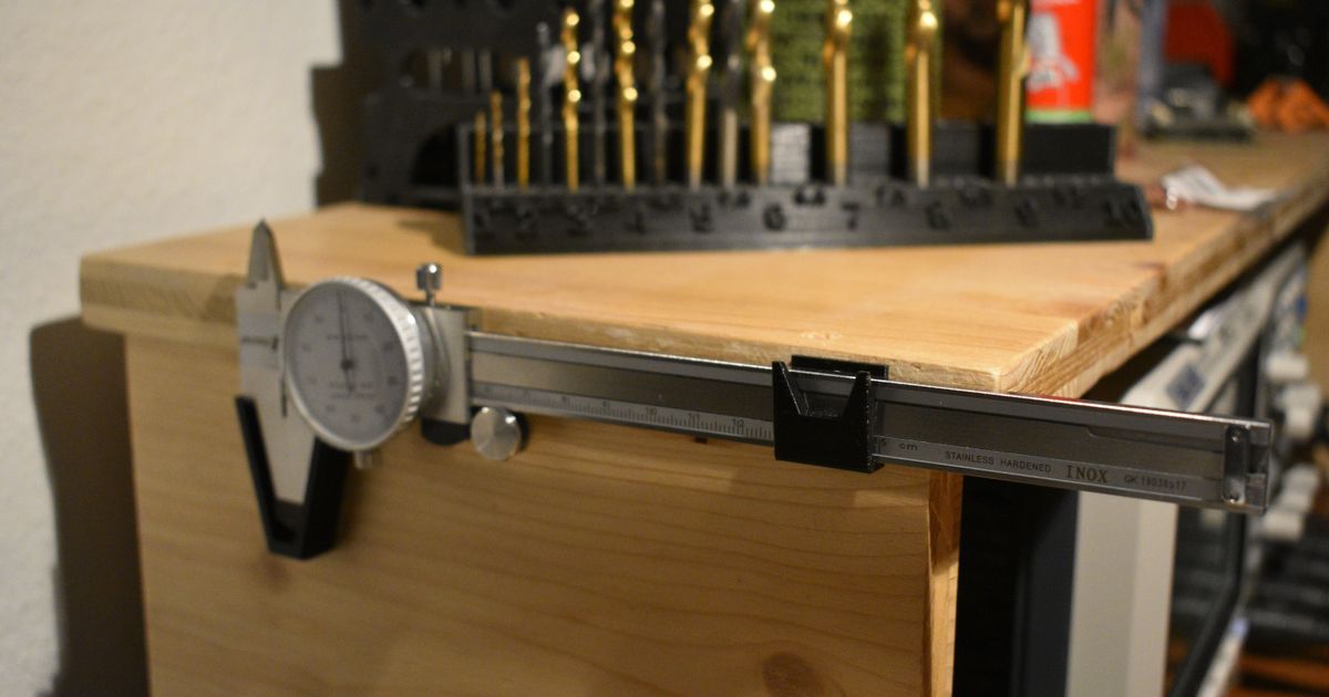 Caliper holder by Robin Dorst Download free STL model