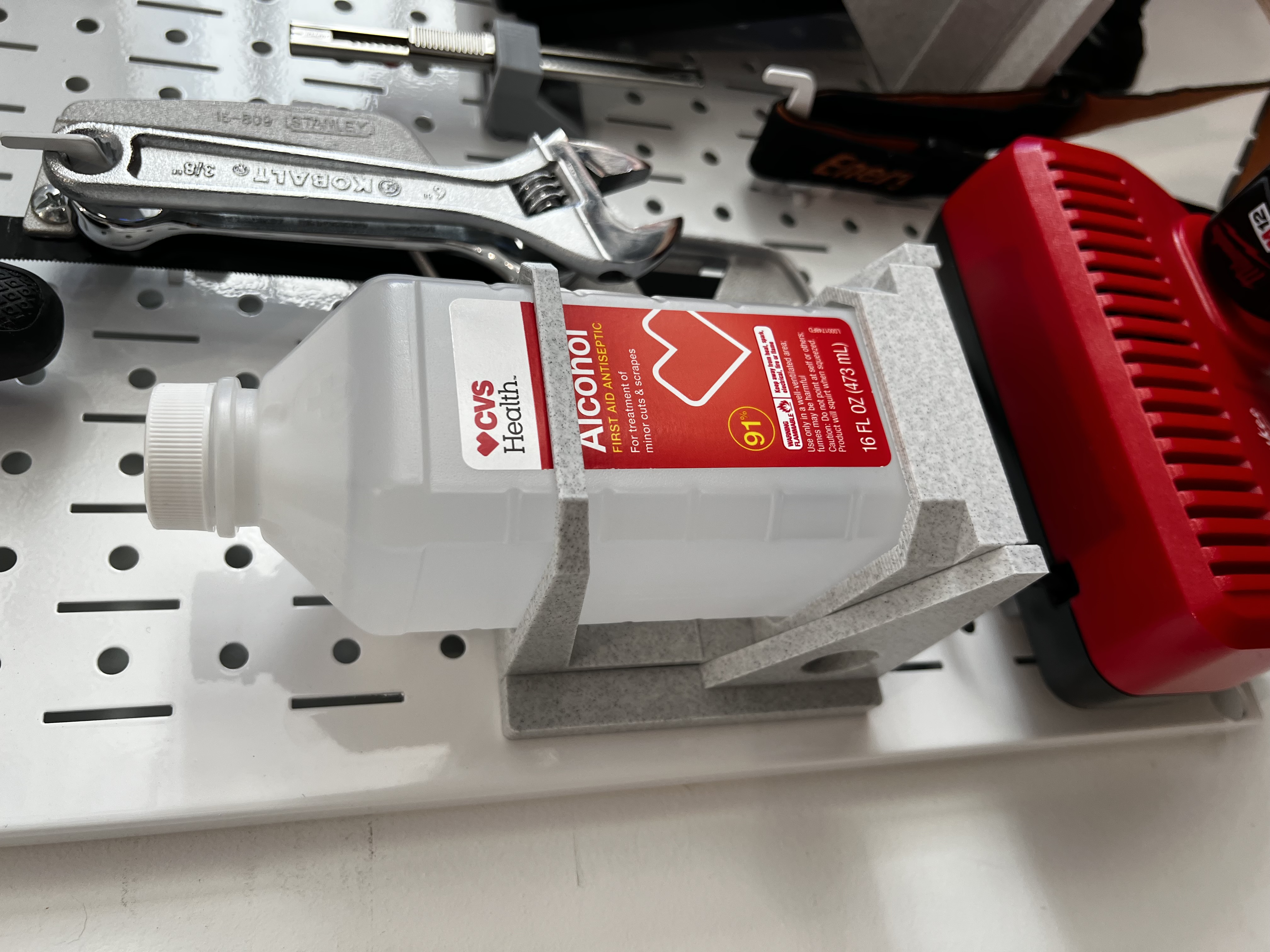 Hanging Holder for Isopropyl Alcohol on DDD Wall Control System