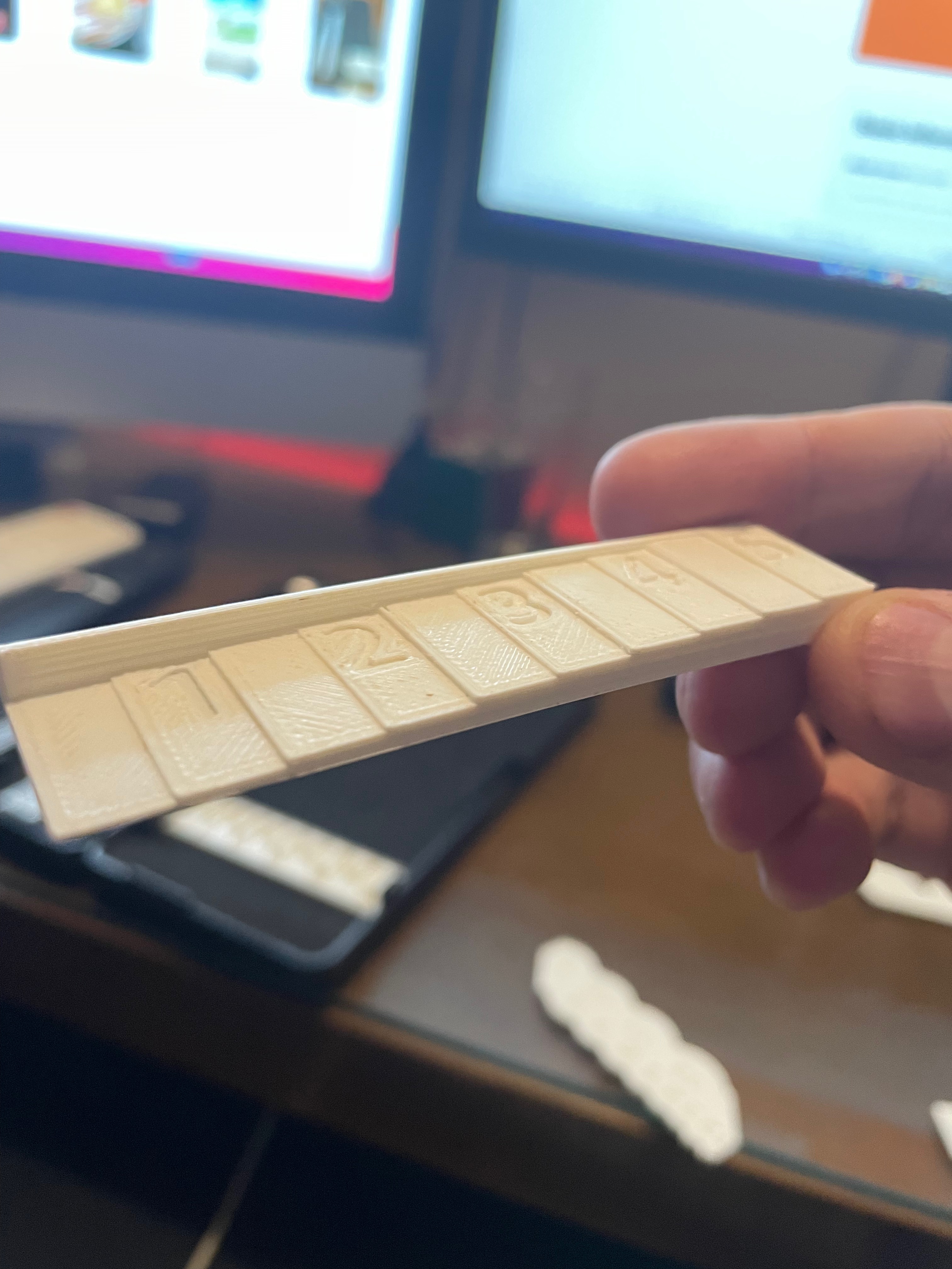 Layer Thickness and Wall Width - Design Reference Ruler 0.4 to 5mm — miniatura 3