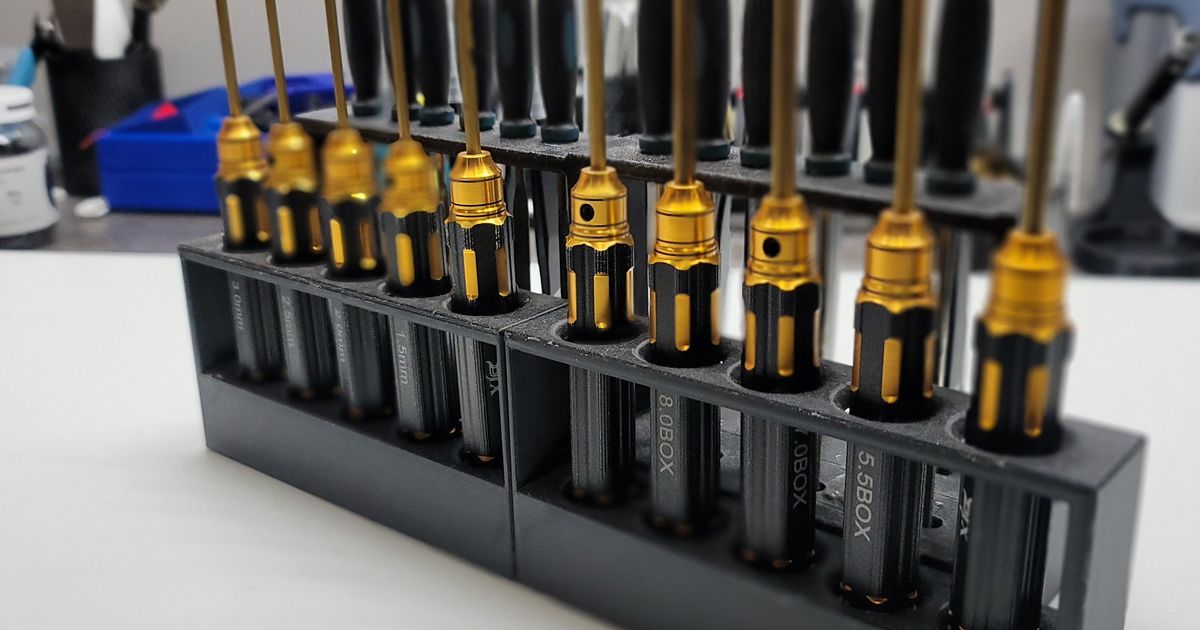 Hex / Hobby Driver Stand by Creative_Bear3D Download free STL model