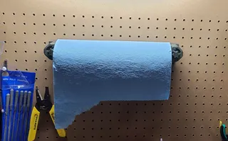 Toilet paper roll holder for pegboard by cmh