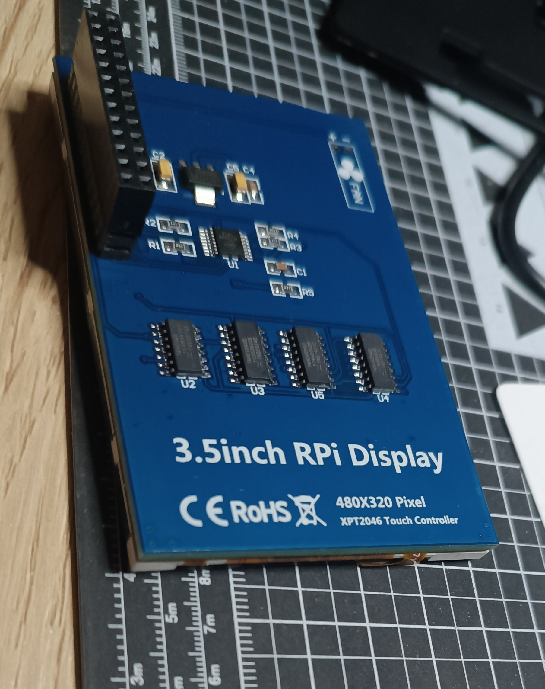Miniatura 4 do modelo 3D Raspberry Pi 3B 3.5 Screen Top Case