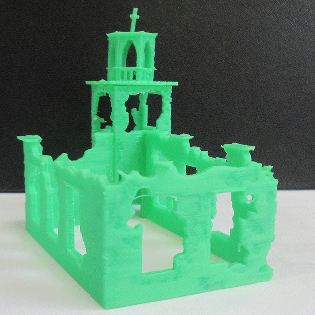 Ruined Church 28mm scale by Jerrycon | Download free STL model ...