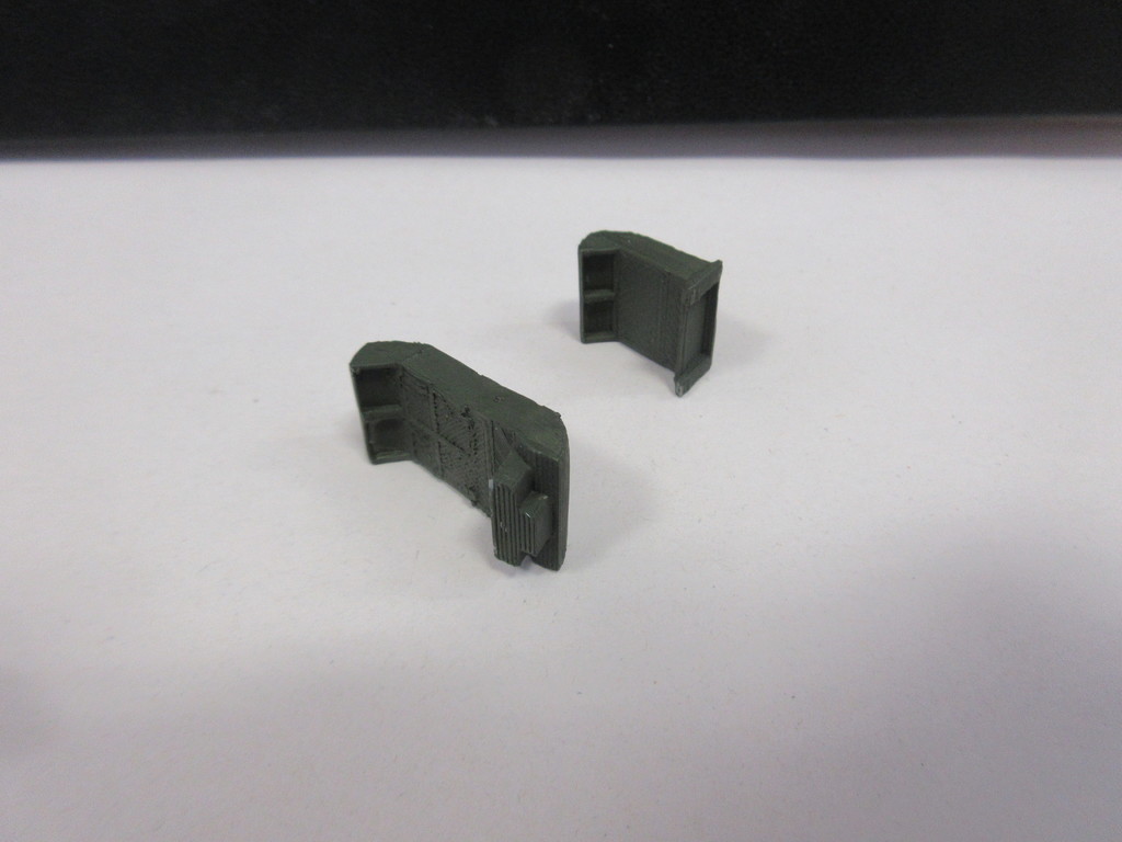 Sherman tank Deep water wading trunks 1/100 scale