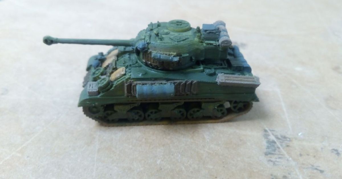 Sherman Firefly with stowage by Jerrycon | Download free STL model ...