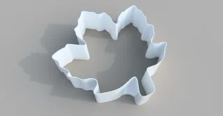 Emporte-pièce (cookie cutter) Lettre R by Dic87, Download free STL model