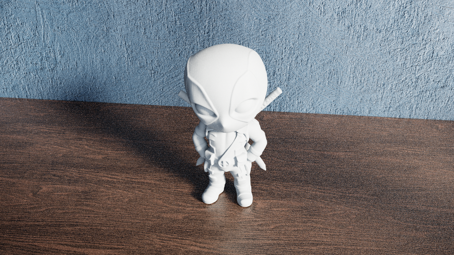 Miniatura 2 do modelo 3D Chibi Deadpool