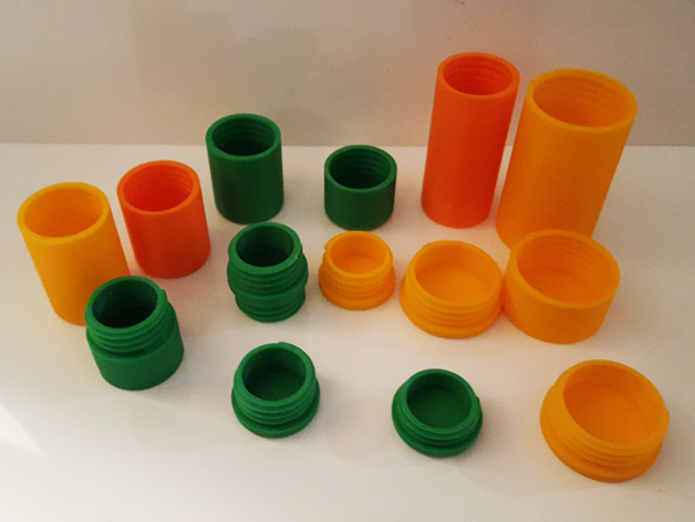 Inside Threaded Utility Survival Capsule / Container / Tube — thumbnail 5