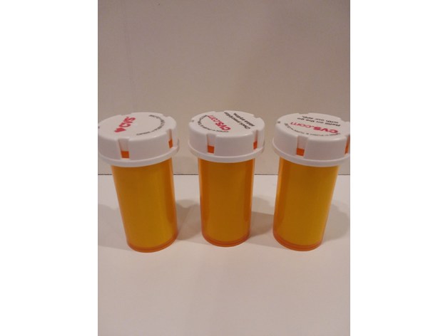 Medicine Rx Pill Bottle Organizers - 13d size bottle