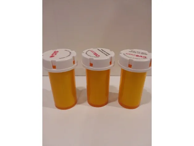 Medicine Rx Pill Bottle Organizers - 13d size bottle