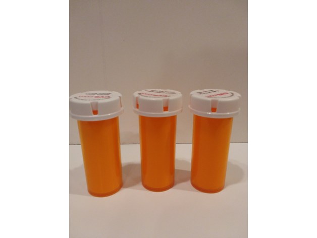 Medicine Rx Pill Bottle Organizers - 16d size bottle