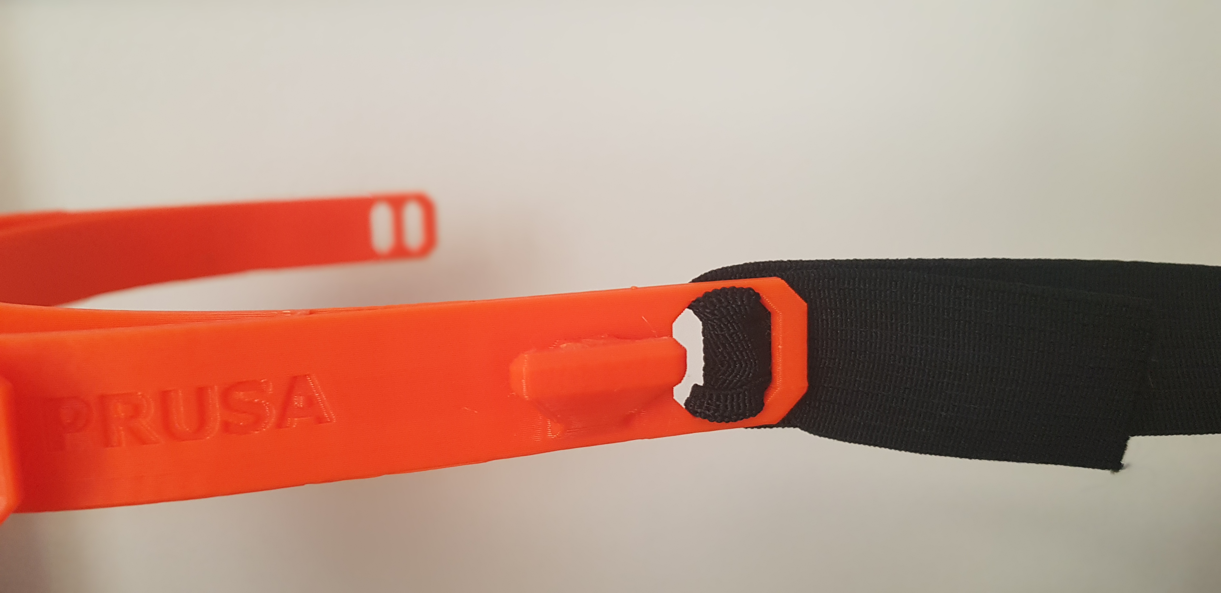 Prusa Protective Face Shield - RC3.2 Dentmedia bandage free version