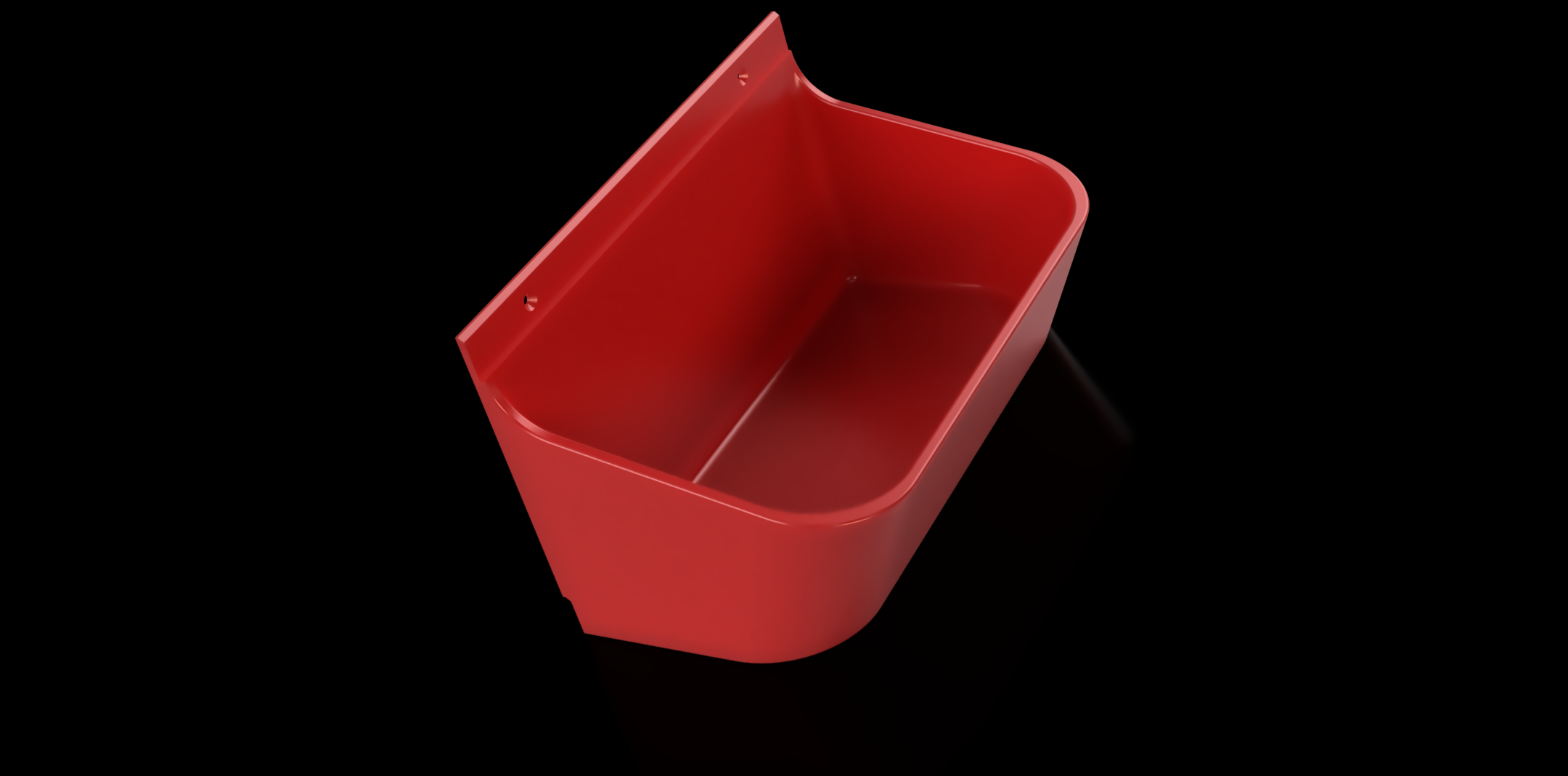 Miniatura 4 do modelo 3D Storage Wall container / box - stackable