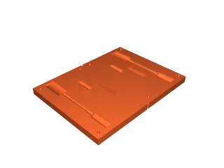 Square reader case by Blargruck | Download free STL model | Printables.com