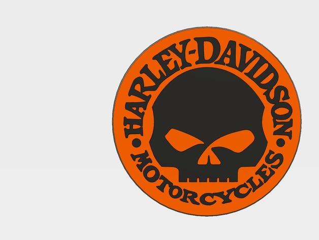 2 color Harley Davidson Token
