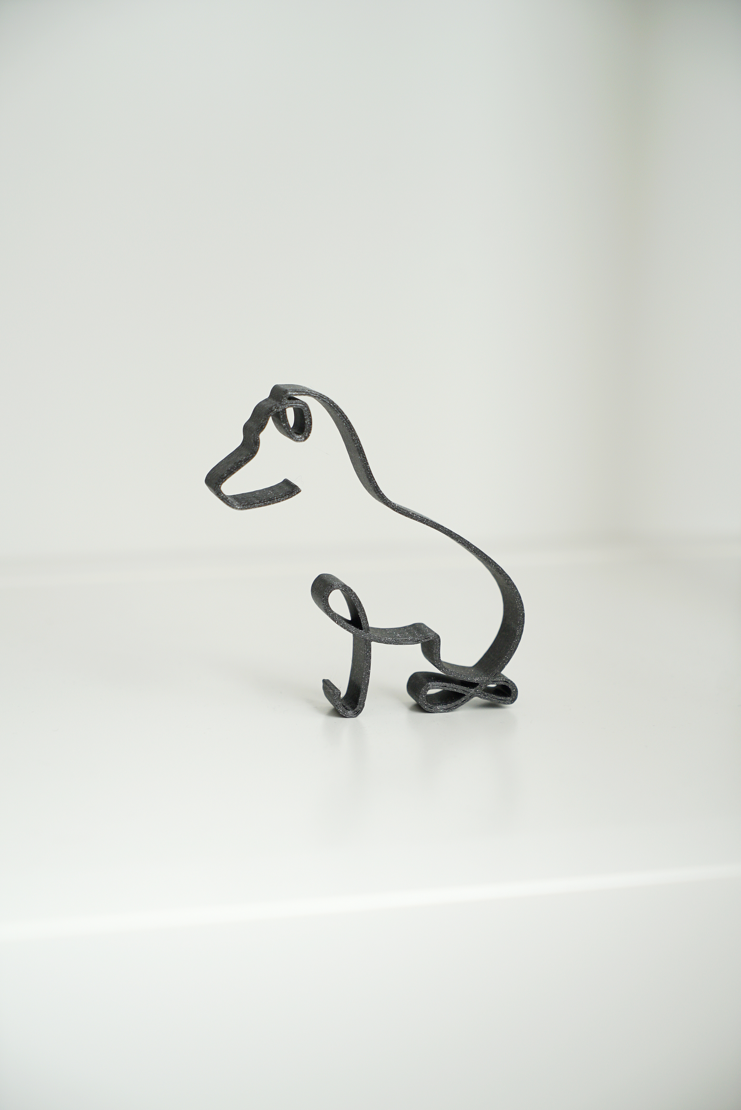 Minimalist Dog Sculpture