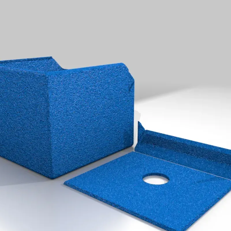 Lock Box with Sliding Lid by lavamind, Download free STL model