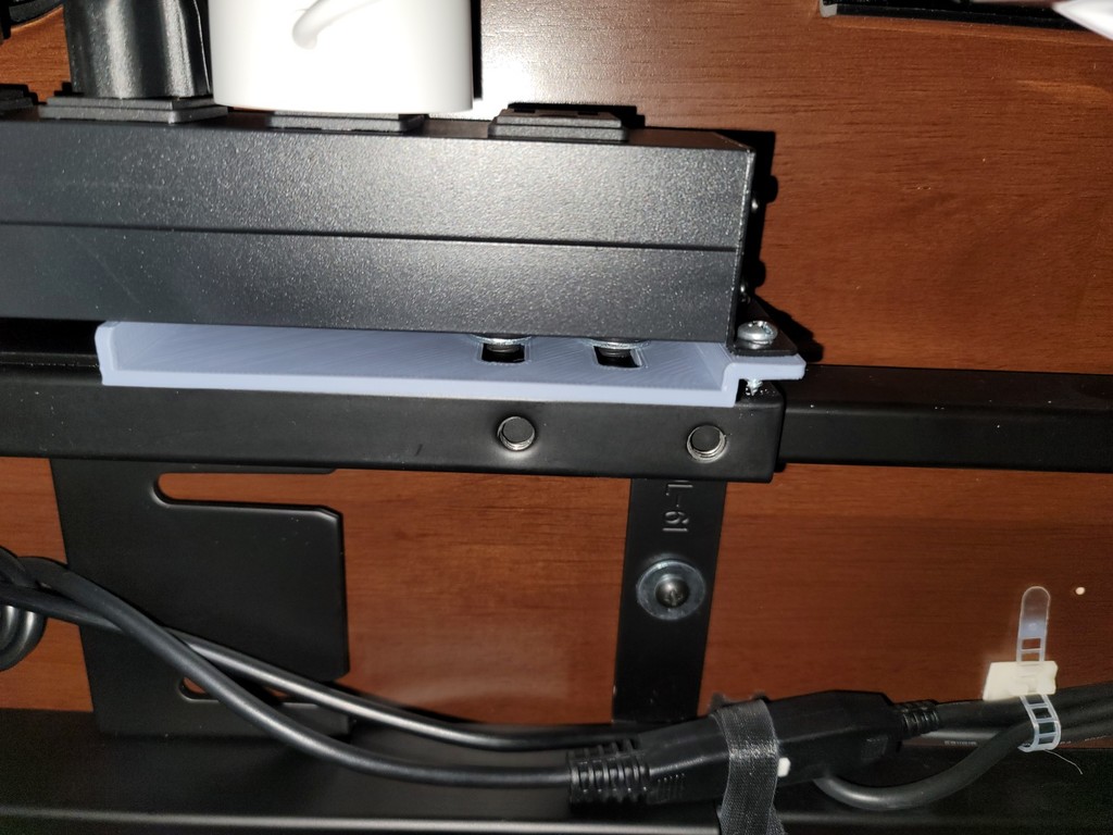 Uplift Desk Power Strip Mount Point by BennyBombs Download free STL