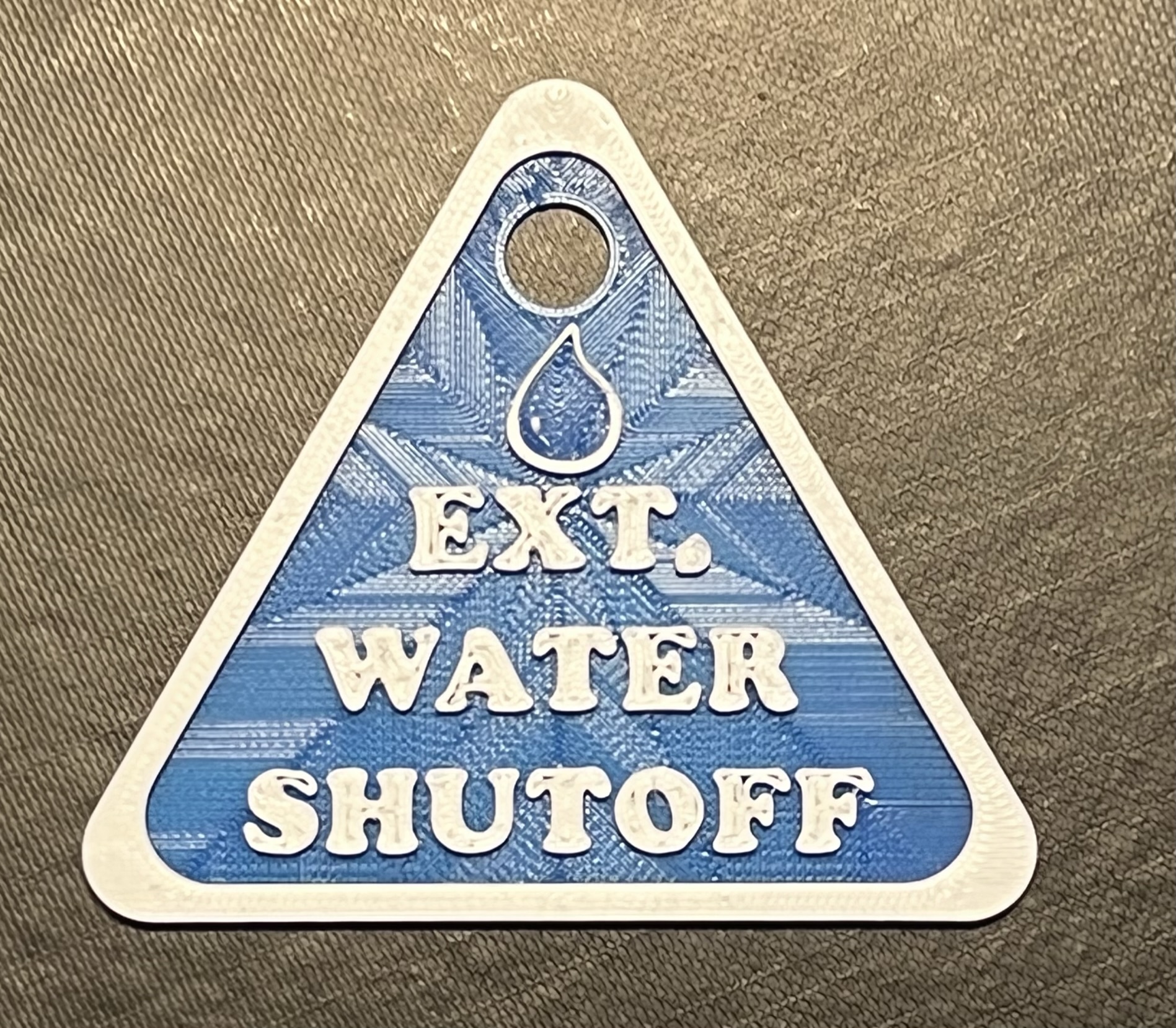 Water Shutoff Valve Identifier Tags by XYZBenchy | Download free STL ...