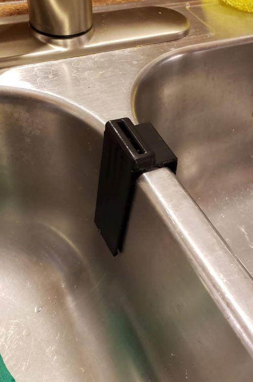 Dish Scrubber Holder With Attachment For Kitchen Sink By Wheesir 