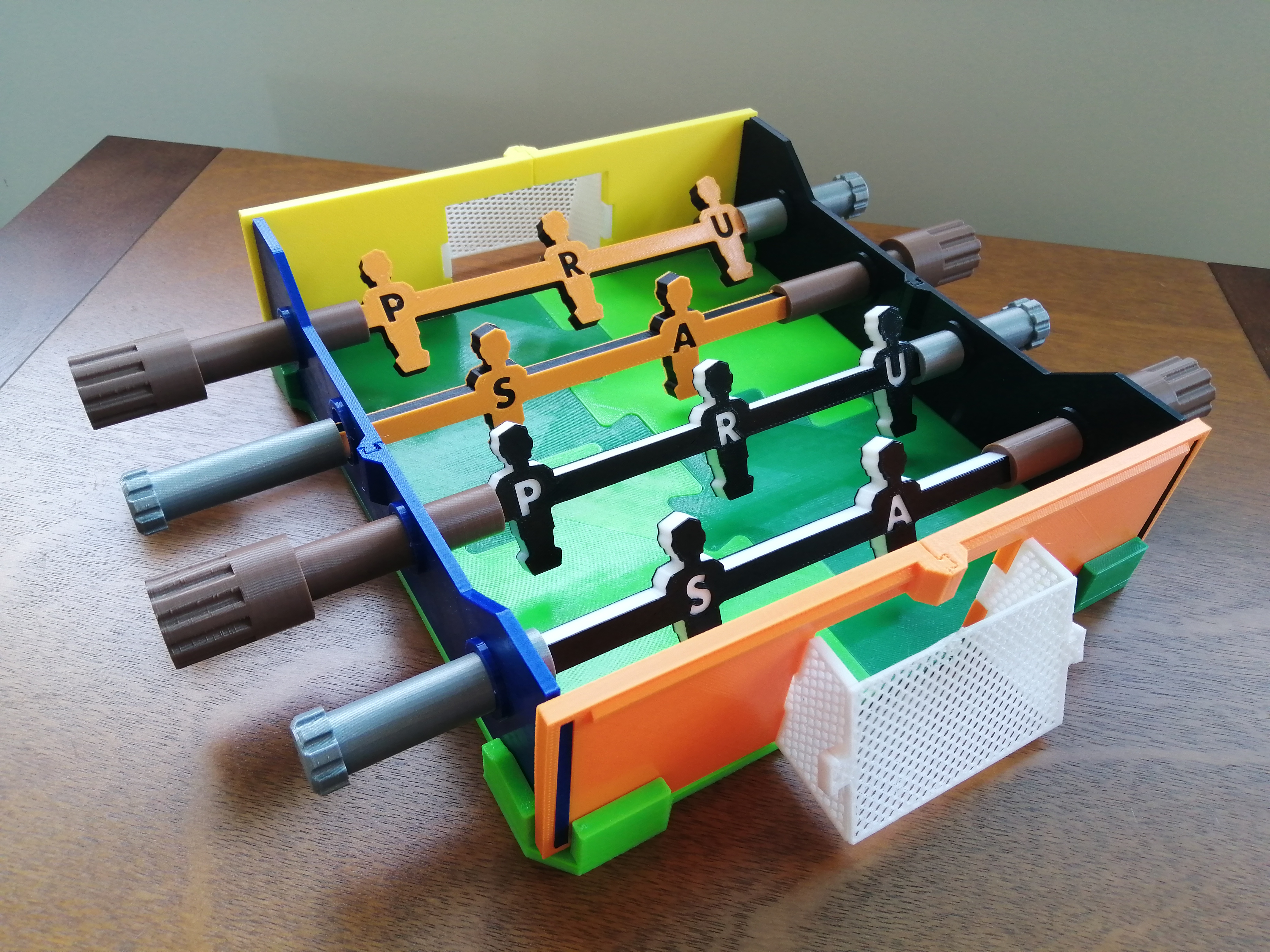 Foosball puzzle (easy to assemble)