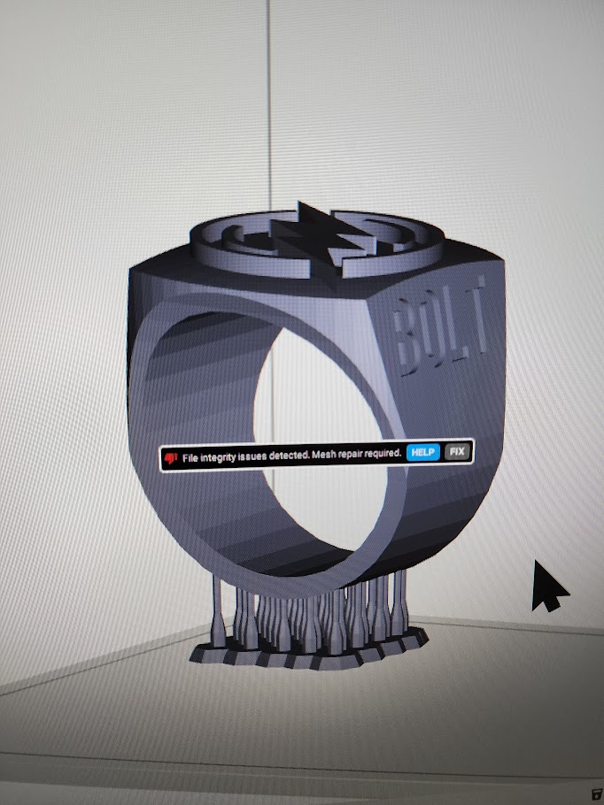 Miniatura 4 do modelo 3D Bolt Speed Ring v1.05