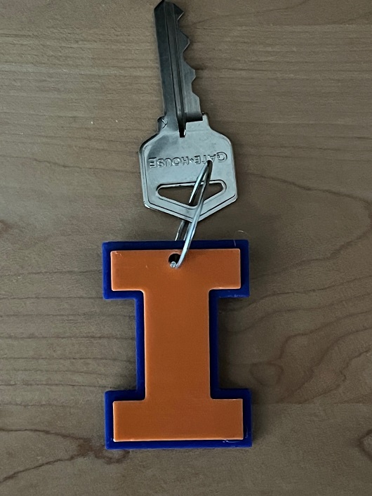 University of Illinois Key Chain