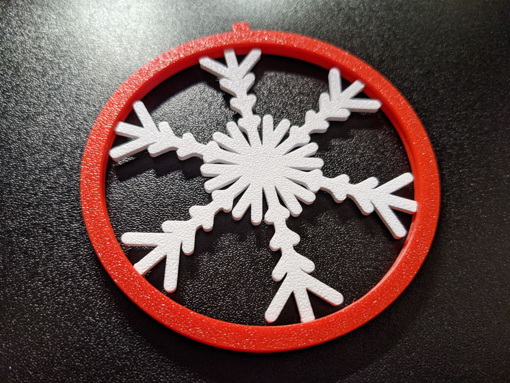 Miniatura 4 do modelo 3D Snowflake Ornament