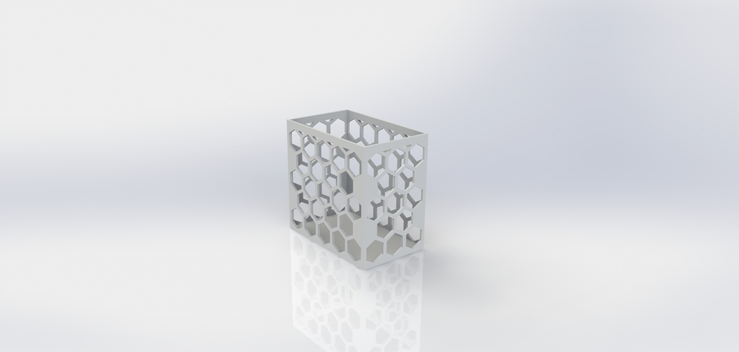 Decorative waste basket