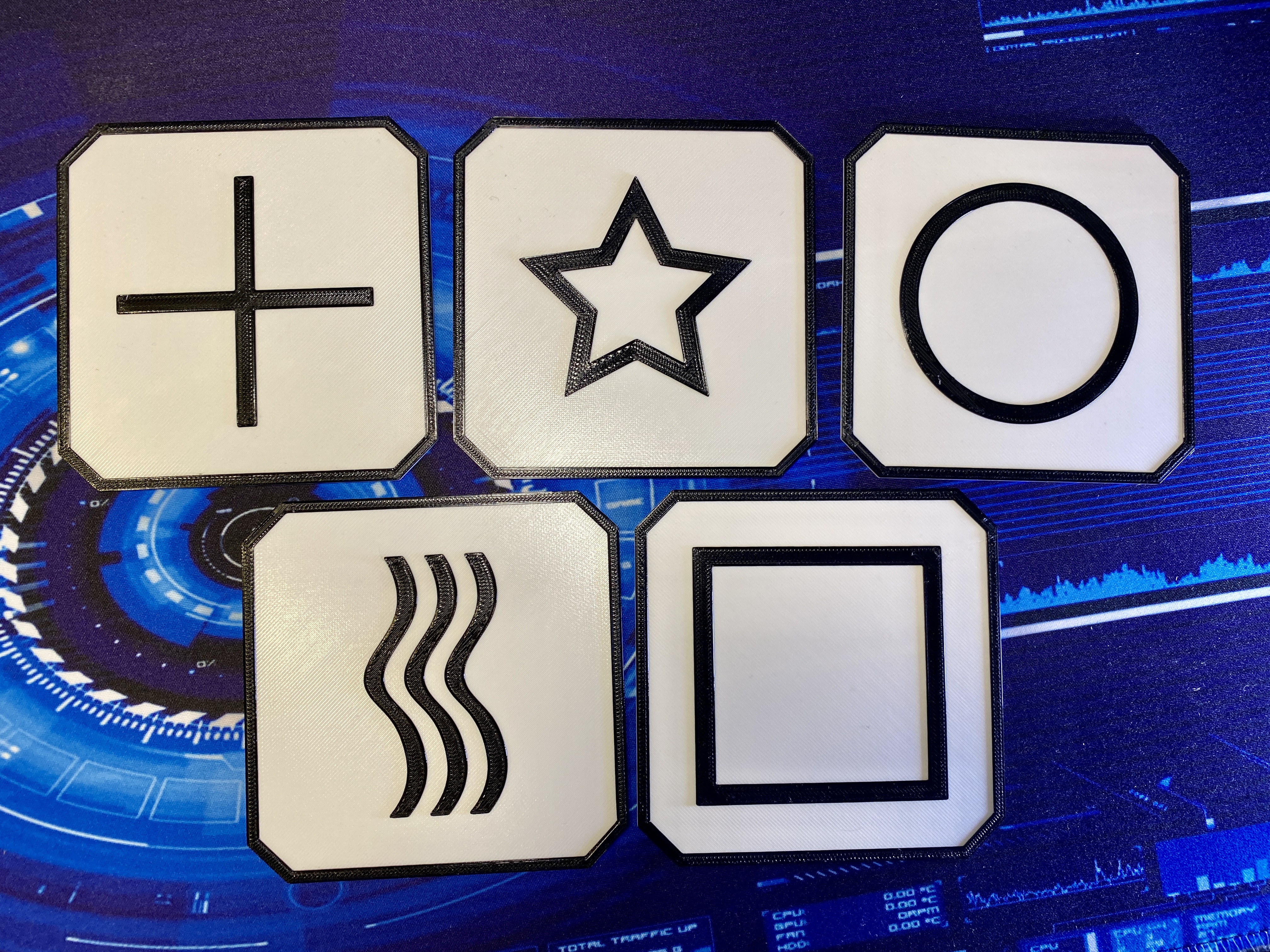 Ghostbusters ESP Card Coasters