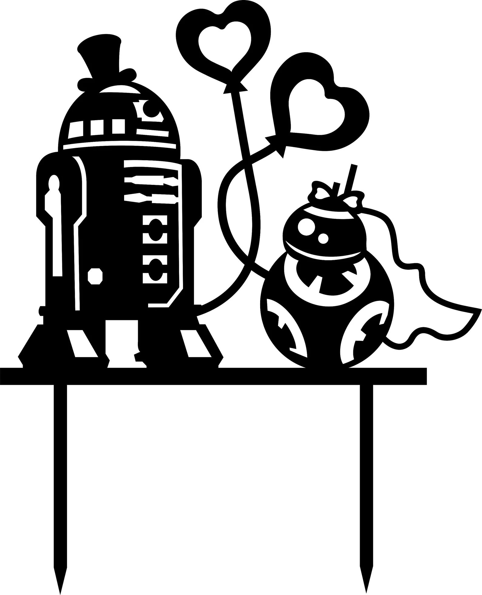 Droid Cake Topper
