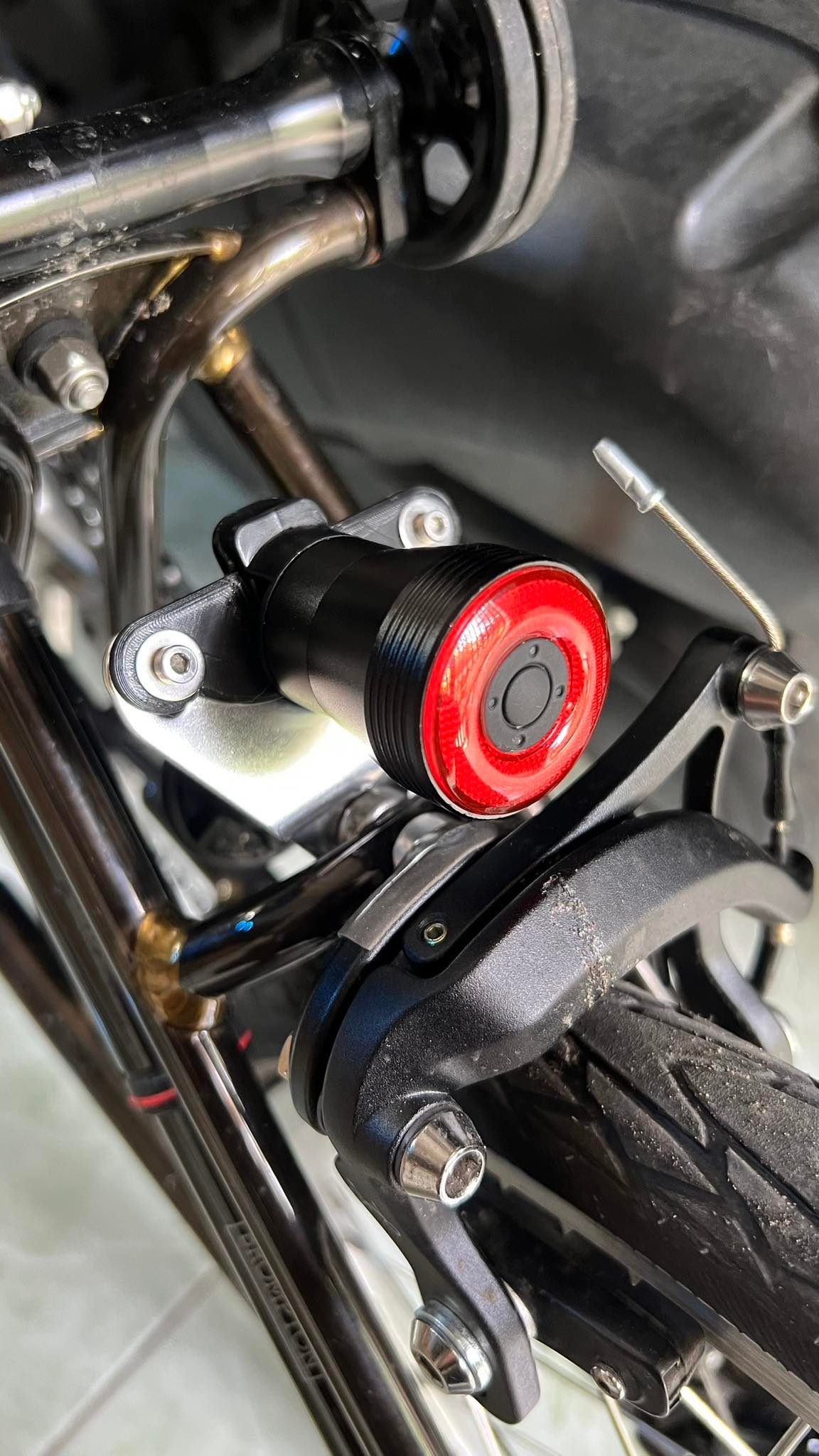 Rockbros signal mount for Brompton