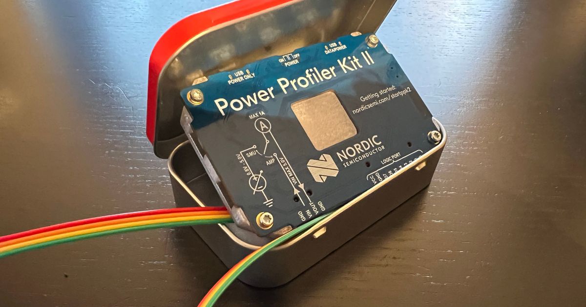 Nordic Power Profiler Kit II (PPK2) Housing (Altoids Tin Tailored) von