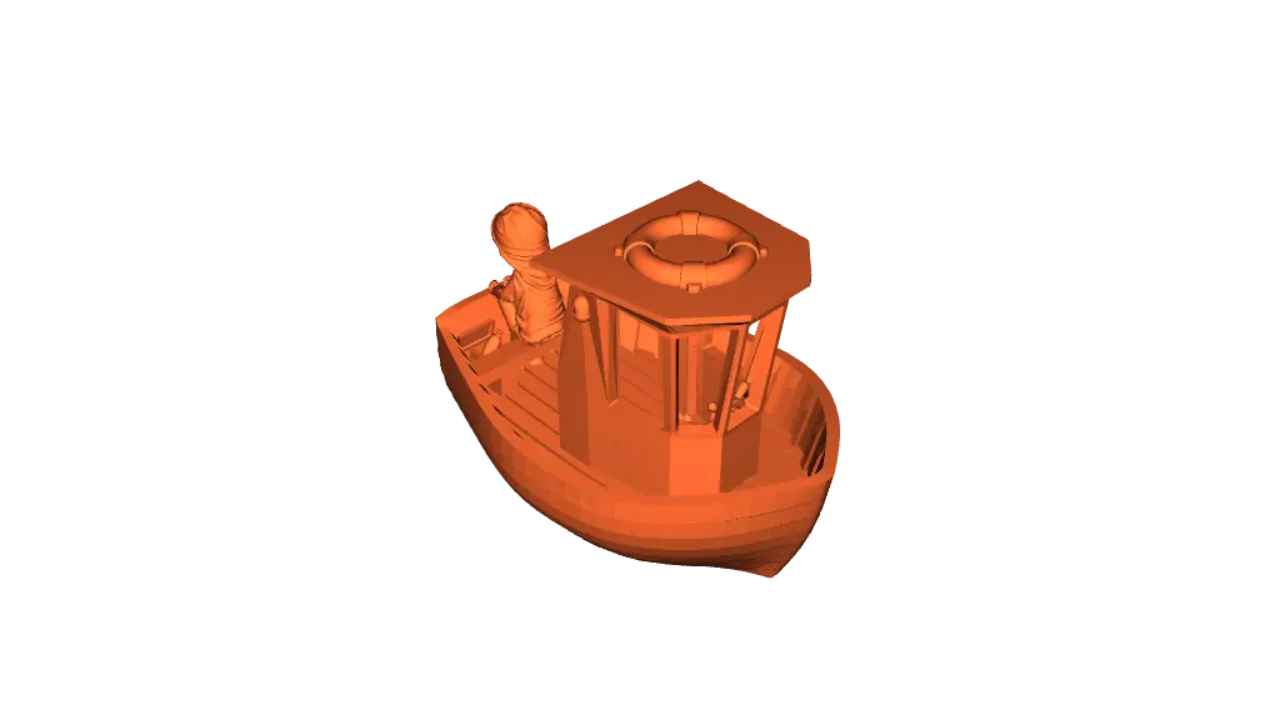 Free 3D file Small fishing boat - floating toy for kids 🤏・3D