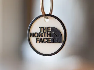 The North Face Logo Keychain