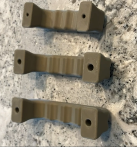 Grab Handle - w/ Configurable Bodies, 107/135/160mm bolt center-to-center